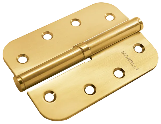 Петля карточная разъемная MSND-C 100X70X2.5 SG R с подшипником стальная левая, врезная, цвет матовое золото фото купить Рязань