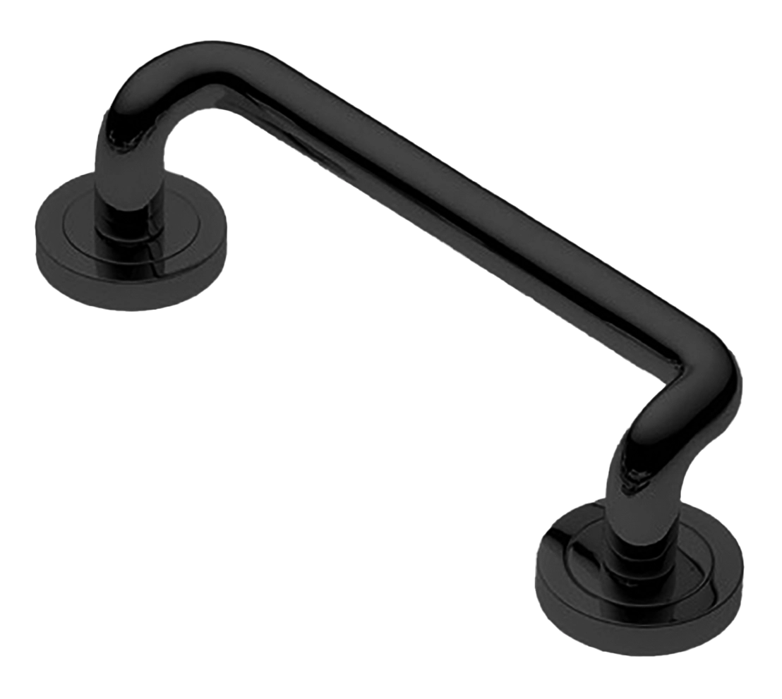 Ручка-скоба SNAKE PH NERO, цвет - черный фото купить Рязань