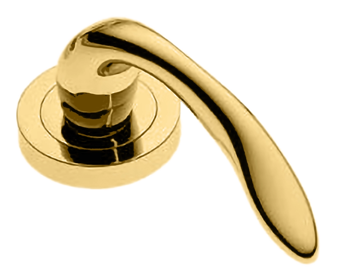 Ручка оконная LEON W1 OTL, цвет - золото фото купить Рязань