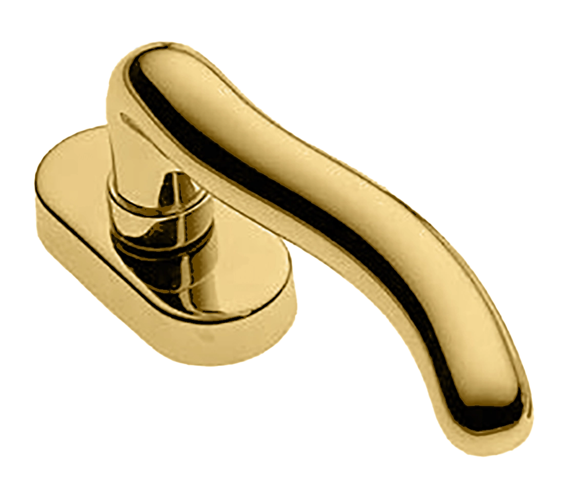 Ручка оконная SNAKE W1 OTL, цвет - золото фото купить Рязань