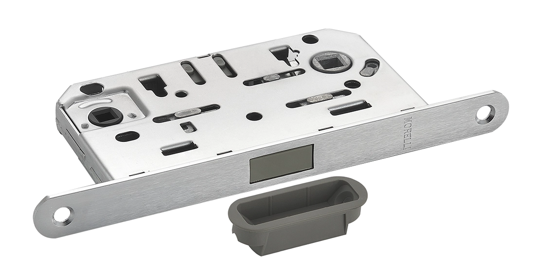 Защелка межкомнатная M1895 SSC магнитная, сантехническая, цвет суперматовый хром фото купить в Рязани