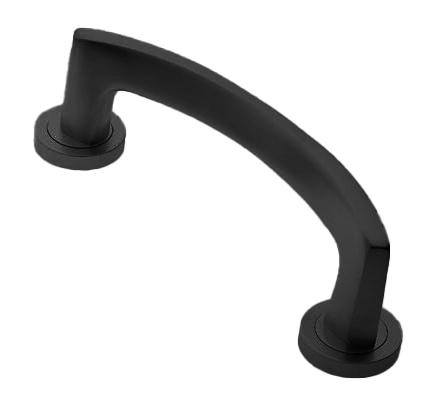 Ручка-скоба WIND PH NERO, цвет - черный фото фурнитура Рязань