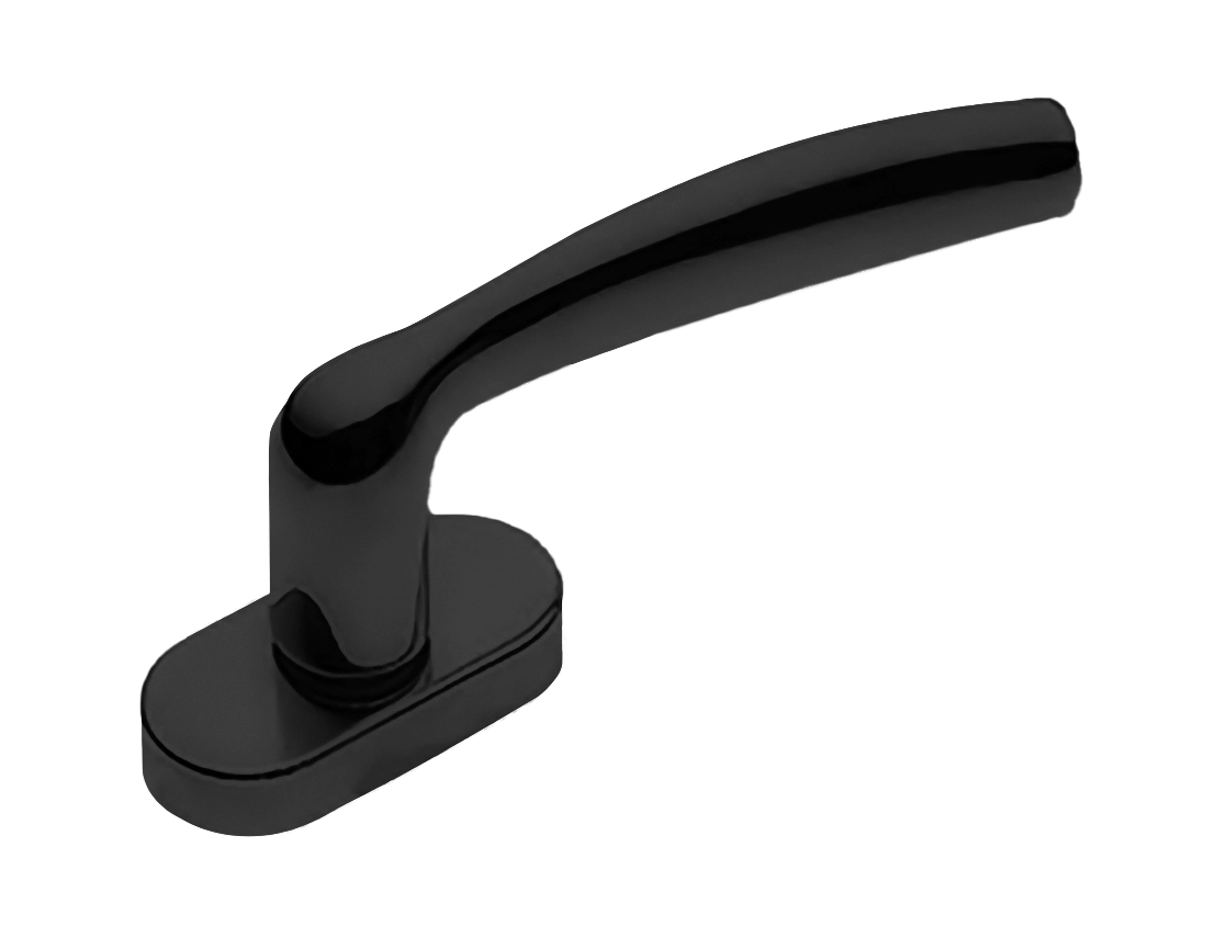 Ручка оконная VENERA W1 NERO, цвет - черный фото купить Рязань