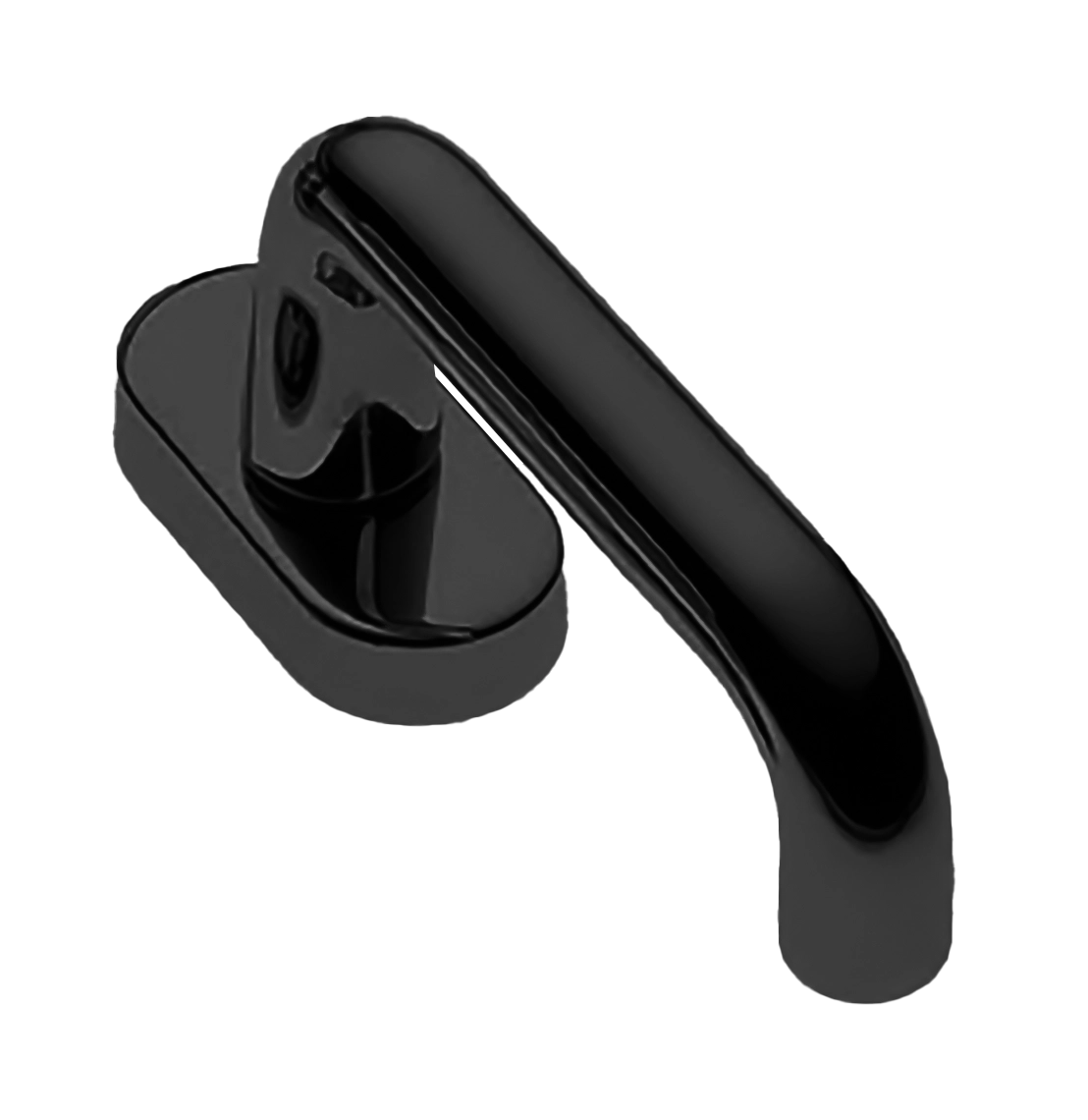 Ручка оконная IRIS W1 NERO, цвет - черный фото купить Рязань