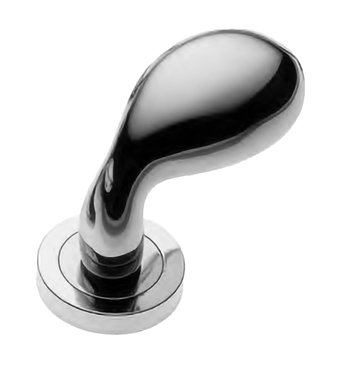 Ручка дверная AIR-2 R2 CRO раздельная на круглой розетке, цвет - хром фото купить Рязань