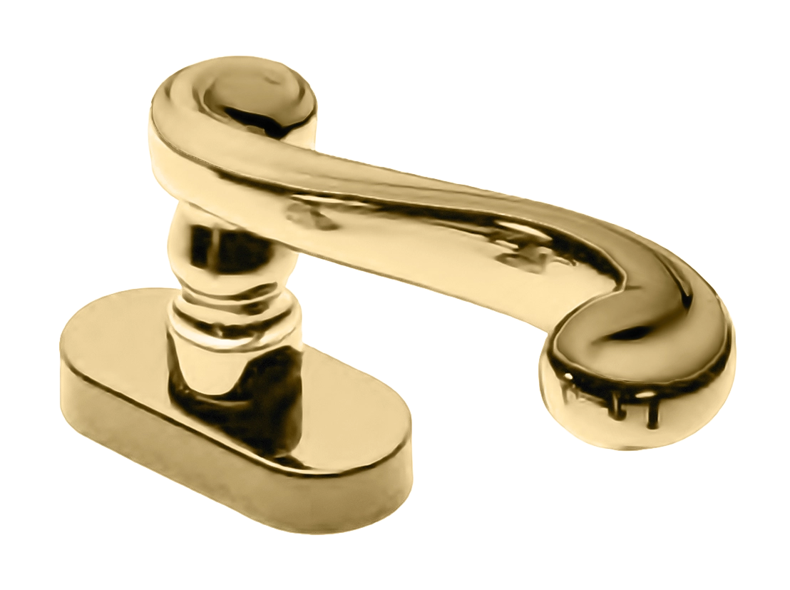 Ручка оконная PLAZA W1 OTL, цвет - золото фото купить Рязань