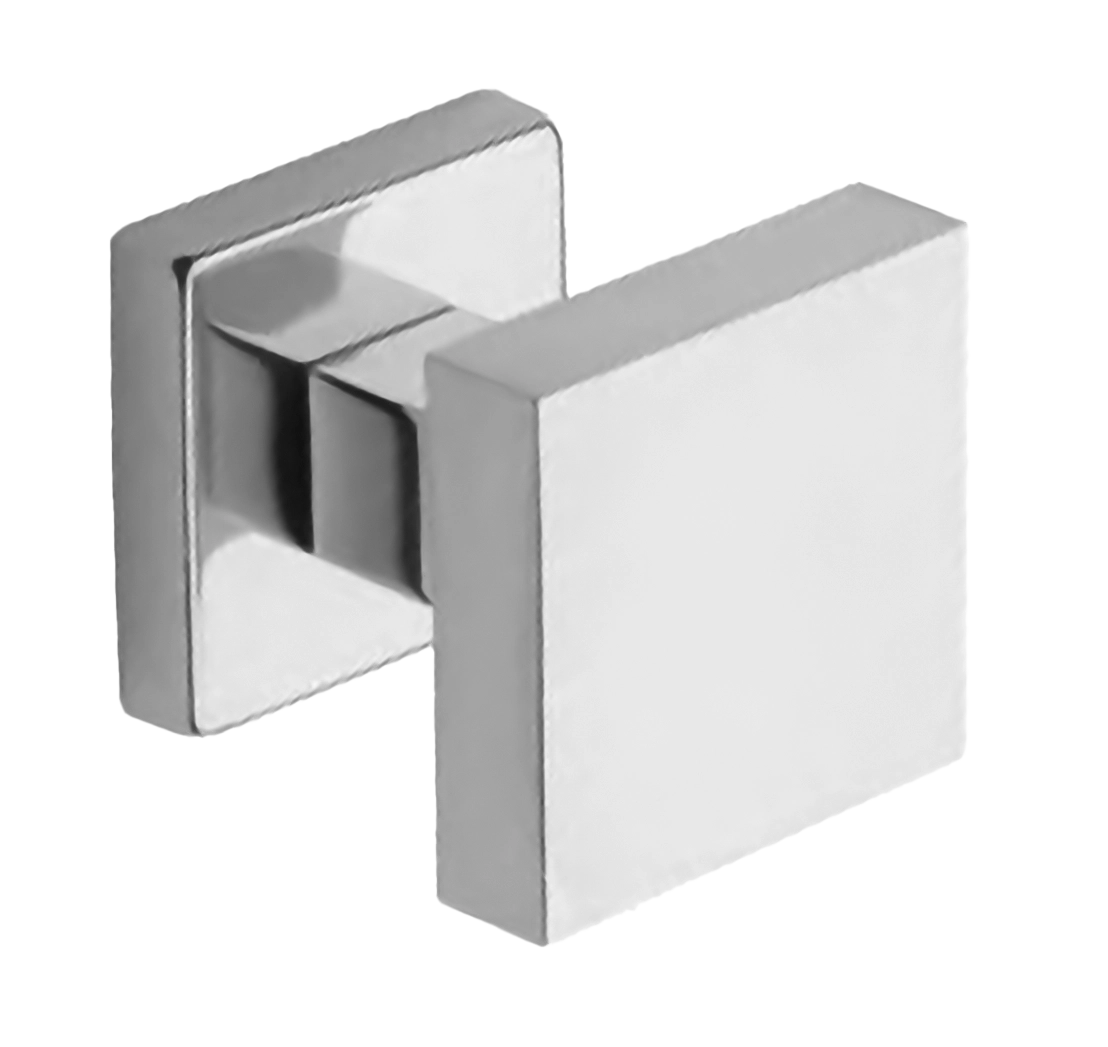 Поворотный кноб ART.QU30 CRO на квадратной розетке с накладкой, цвет - хром фото купить Рязань
