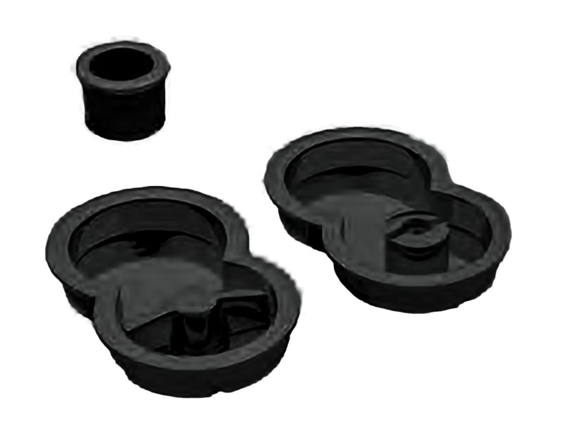 Комплект ручек INFINITY ART.85/A NERO с заверткой для раздвижной двери с торцевой ручкой, цвет - черный фото купить Рязань