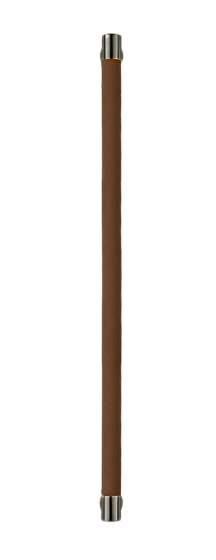 Ручка-скоба HIDE LEATHER PH/A ANT/TESTA DI MORO, цвет - антрацит/темно-коричневый фото купить Рязань