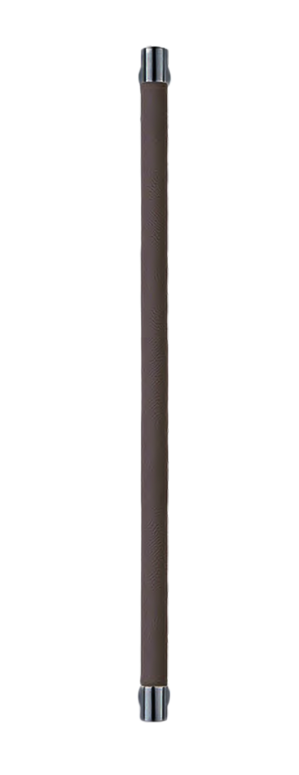 Ручка-скоба HIDE LEATHER PH/B NERO/GRAFITE, цвет - черный/графит фото купить Рязань