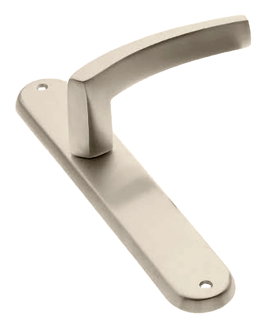 Ручка дверная на планке WIND PL NIS, цвет матовый никель, латунь фото купить в Рязани