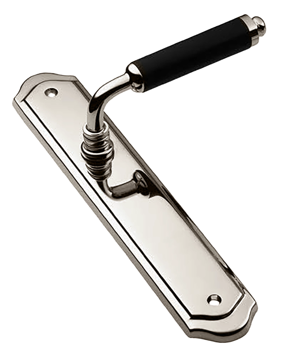 Ручка дверная на планке RIVA PL NIK, цвет никель, латунь фото купить в Рязани