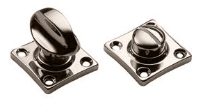 Завертка сантехническая LUX-WC-RIVA NIK на квадратной розетке цвет никель, ЦАМ фото купить в Рязани