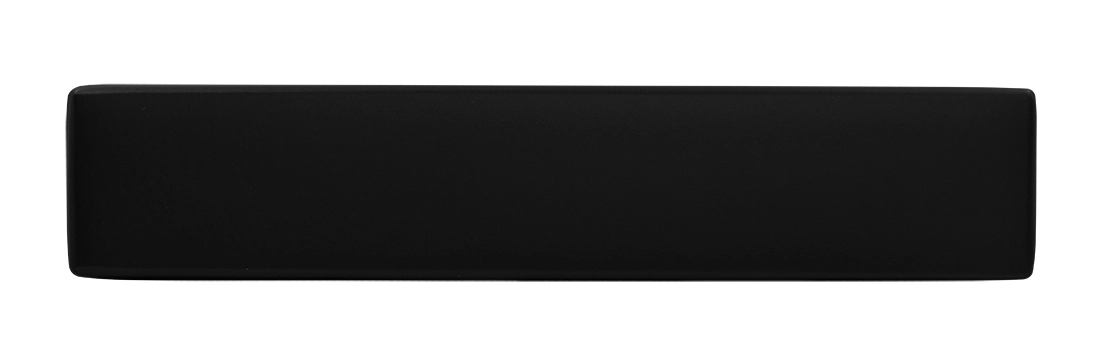 Ручка дверная SHUTTLE NERO-ST цвет черный soft-touch, ЦАМ фото купить в Рязани