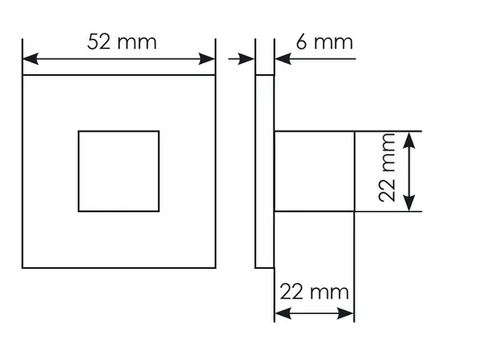 Комплект дверных ручек MH-54-S6 BL с заверткой MH-WC-S6 BL + замок M1895 BL, цвет черный фото дверная фурнитура Рязань