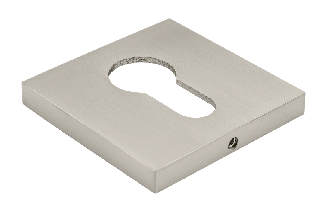 Накладка на замок MH-KH-S6 MSN под евроцилиндр, цвет матовый хром фото купить Рязань