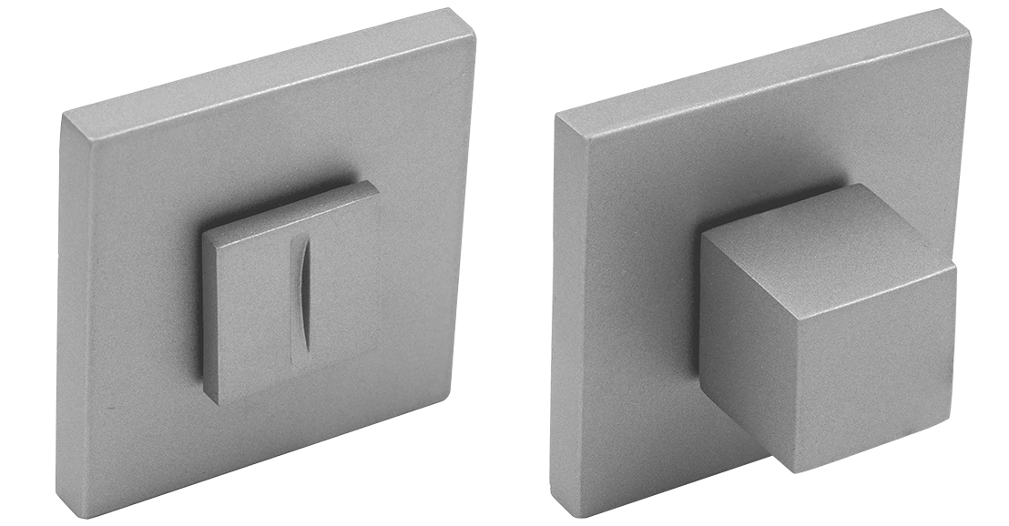 Завертка сантехническая MH-WC-S6 ASC на квадратной розетке цвет анодированный матовый хром, ЦАМ фото купить Рязань