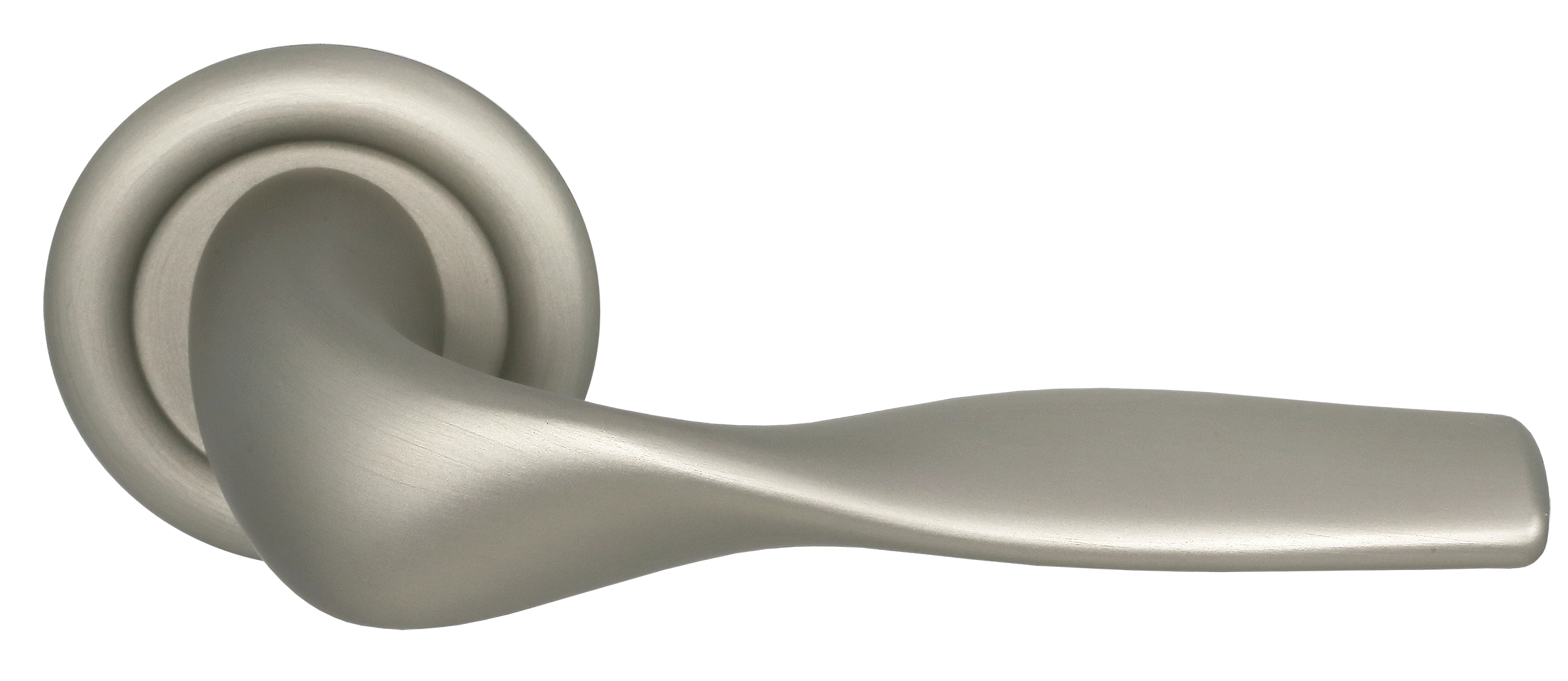 Ручка дверная LVB R7 SMI на круглой розетке, цвет Весенняя дымка/Spring Mist фото купить Рязань