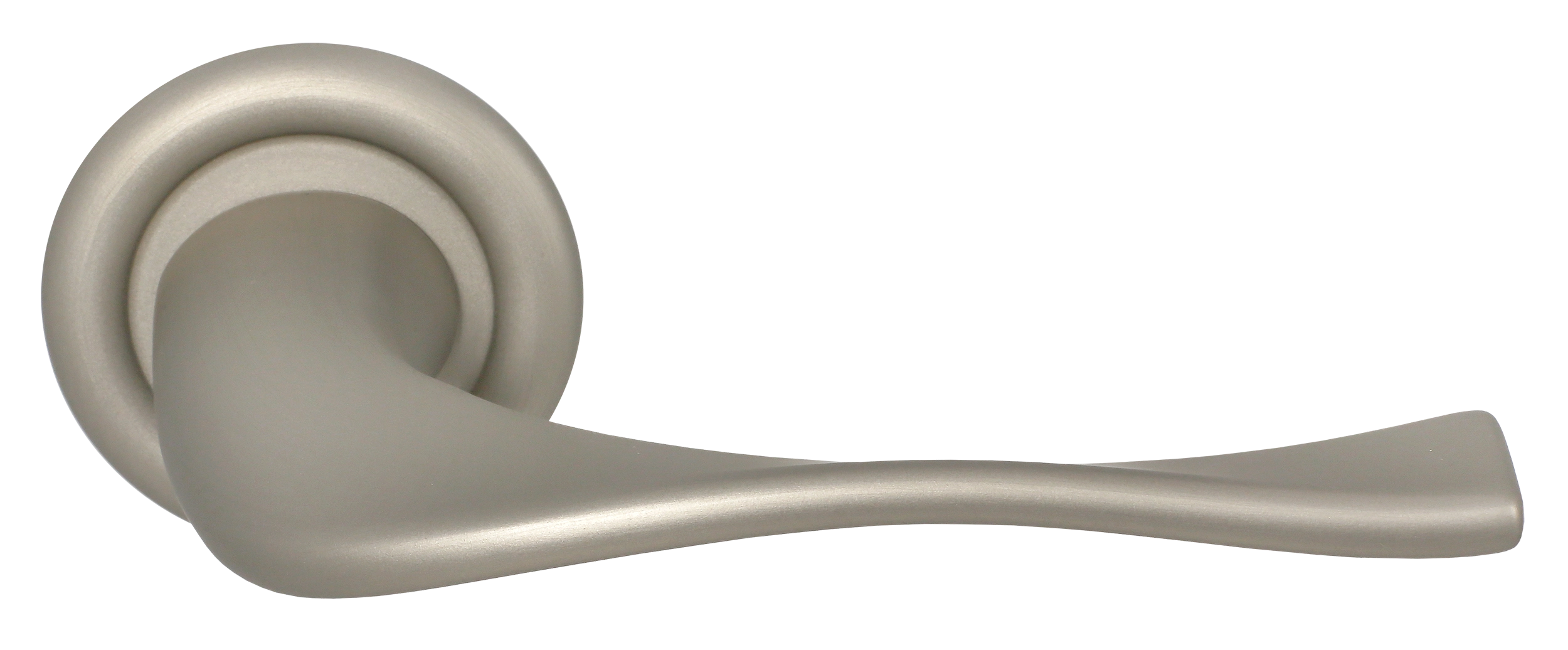 Ручка дверная SKYSCRAPER R7 SMI на круглой розетке, цвет Весенняя дымка/Spring Mist фото купить Рязань