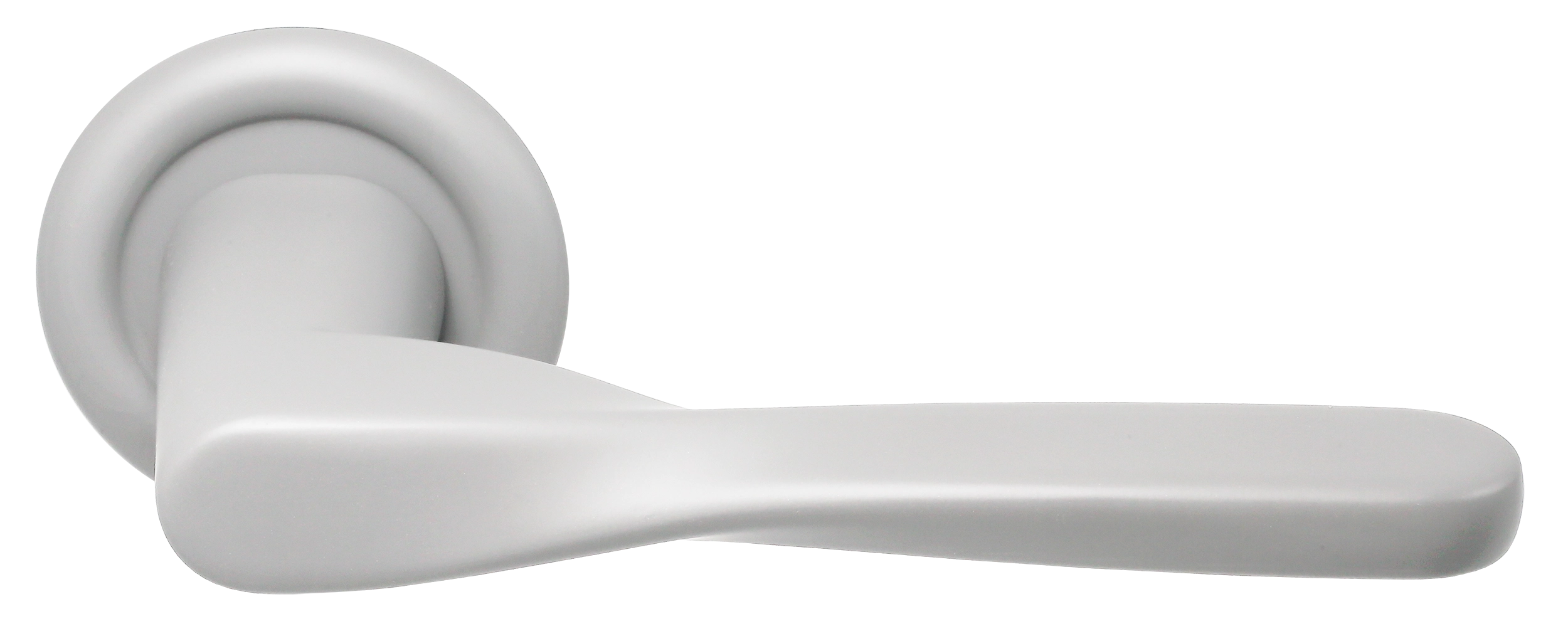 Ручка дверная THE OLYMPICS R7 SSW на круглой розетке, цвет Стокгольмский снегопад/Stockholm Snowfall фото купить Рязань