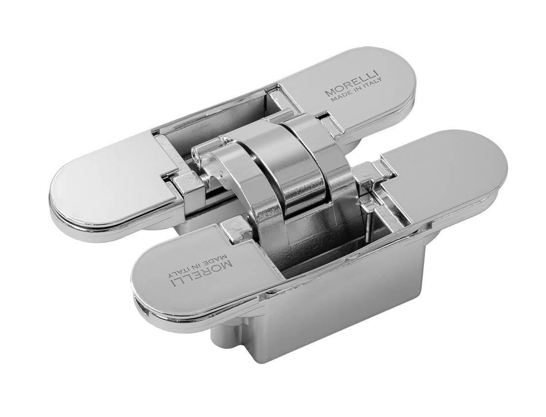 Петля скрытая HH-20 PC, врезная с 3D-регулировкой, вес полотна до 60 кг цвет хром фото купить Рязань