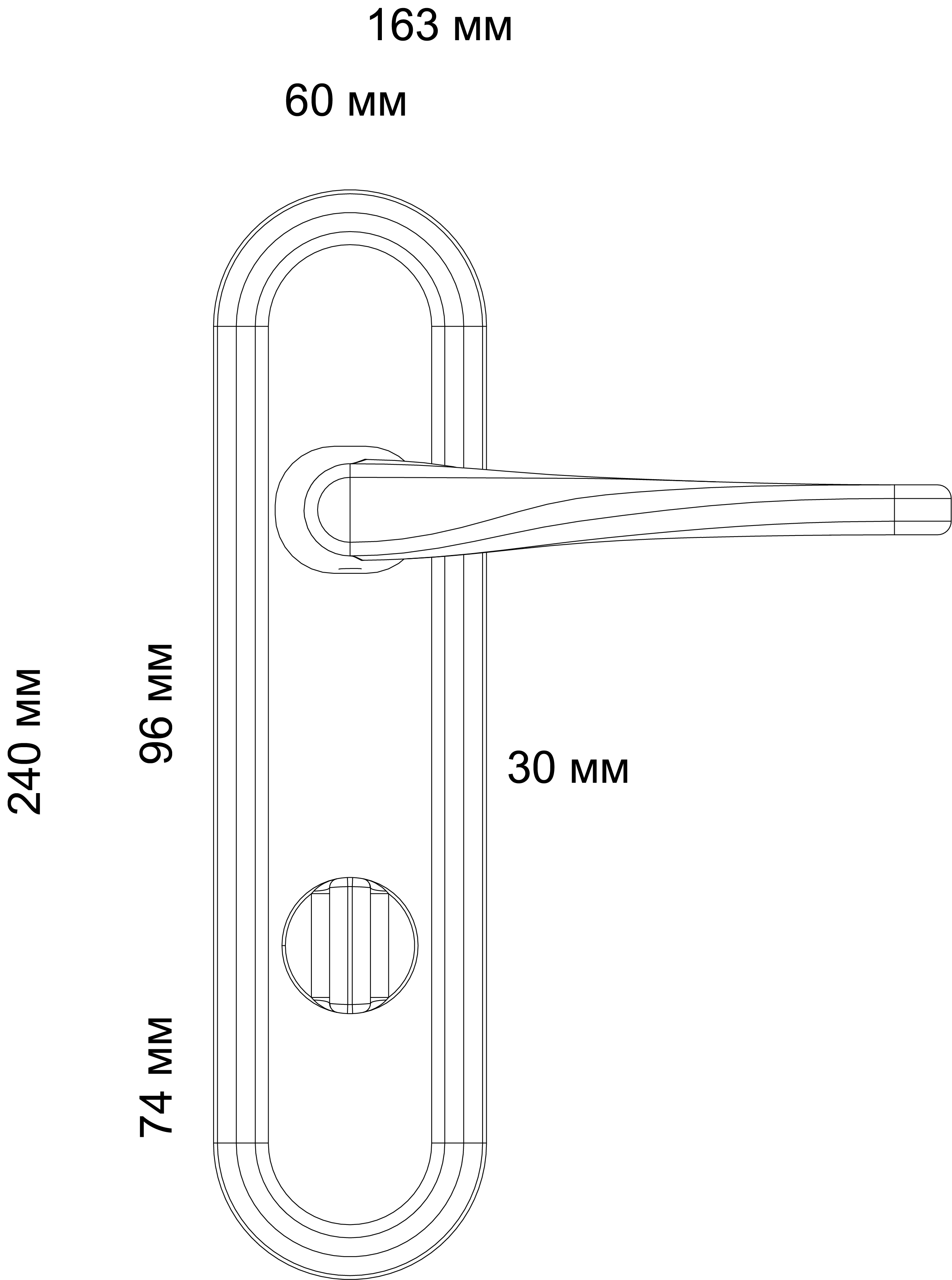 Ручка дверная THE OLYMPICS PLR WF на планке, цвет Зимняя стужа/Winter Frost фото фурнитура Рязань