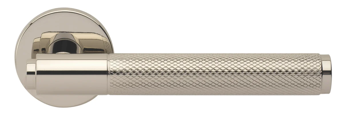 BRIDGE R6 NIS, ручка дверная с усиленной розеткой, цвет -  матовый никель фото купить Рязань