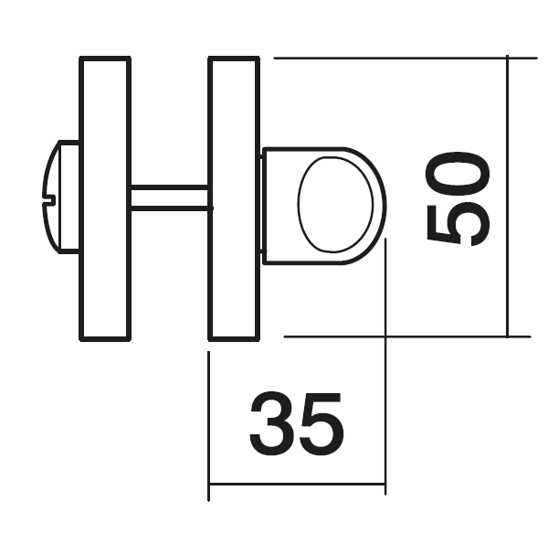 LUX-WC-R3 OBR, завертка сантехническая, цвет - кофе фото купить в Рязани