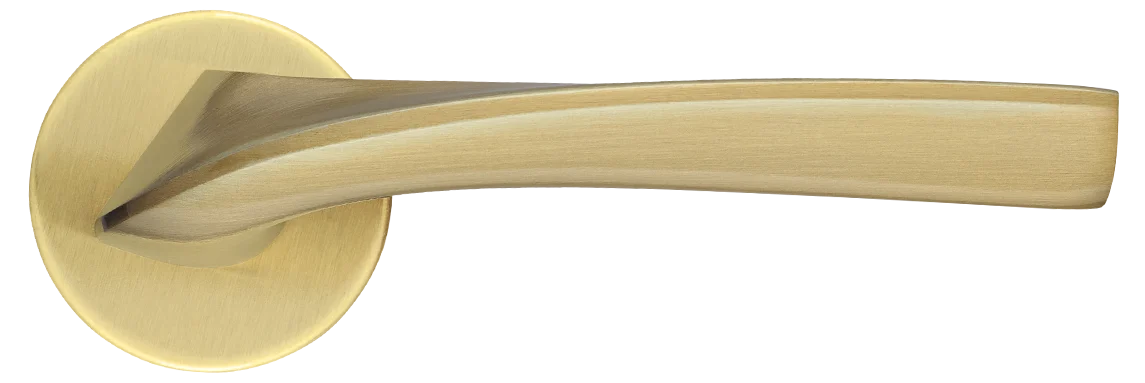 COMETA R5 OSA,  ручка дверная, цвет -  матовое золото фото купить в Рязани