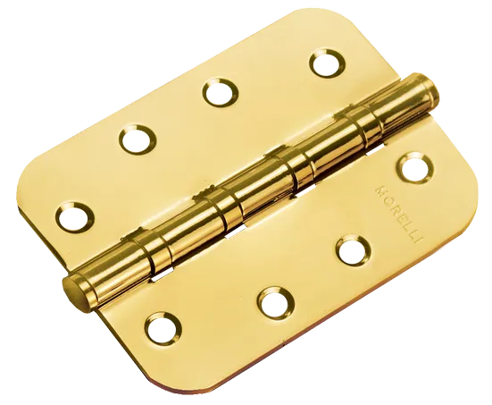 MS-C 100X70X2.5-4BB SG, петля стальная скругленная универсальная, цвет - мат.золото фото купить Рязань