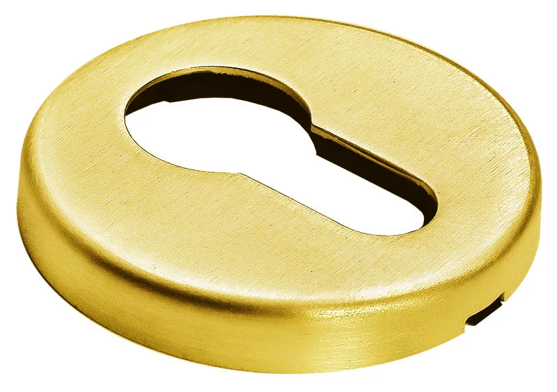 LUX-KH-R5 OSA, накладка на евроцилиндр, цвет - матовое золото фото купить Рязань