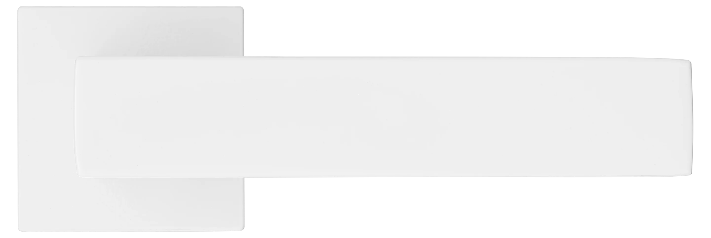 MIRA, ручка дверная на квадратной розетке MH-54-S6 W, цвет - белый фото купить в Рязани