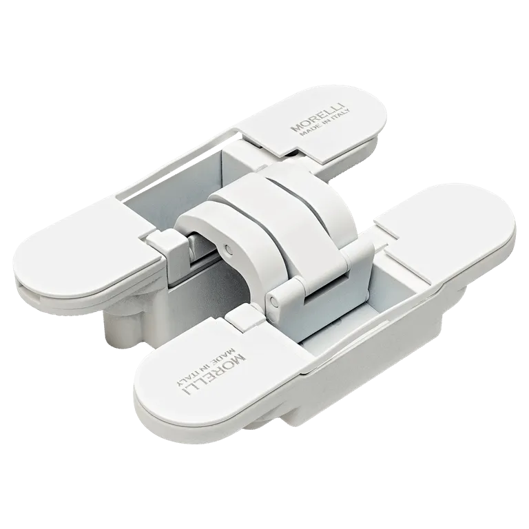Петля скрытая HH-20 W, врезная с 3D-регулировкой, вес полотна до 60 кг, цвет белый фото купить Рязань