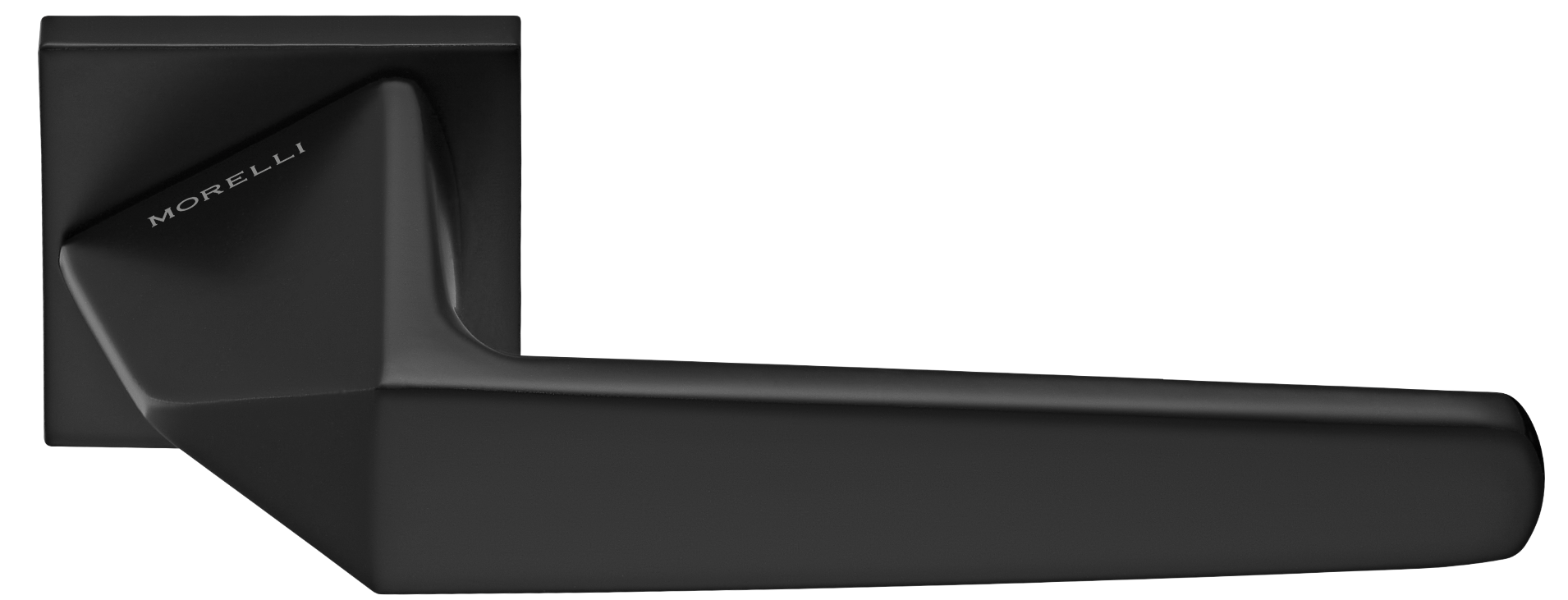 SOUK ручка дверная на квадратной розетке 6 мм, MH-55-S6 BL, цвет - черный фото купить Рязань
