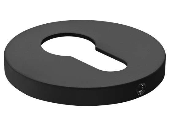 Накладка на ключевой цилиндр, на круглой розетке 6 мм, MH-KH-R6 BL, цвет - чёрный фото купить Рязань