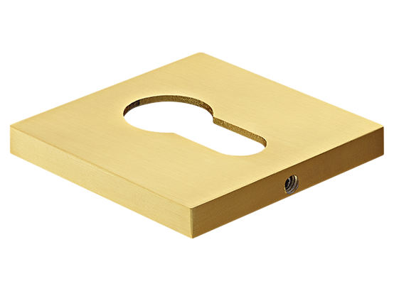 Накладка на ключевой цилиндр, на квадратной розетке 6 мм, MH-KH-S6 MSG, цвет - мат. сатинированное золото фото купить Рязань