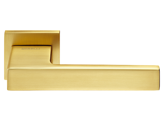 LOT ручка дверная на квадратной розетке 6 мм MH-56-S6 MSG, цвет - мат.сатинированное золото фото купить Рязань