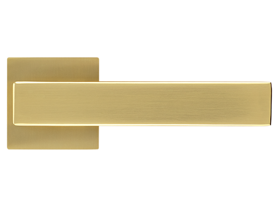 LOT ручка дверная на квадратной розетке 6 мм MH-56-S6 MSG, цвет - мат.сатинированное золото фото купить в Рязани